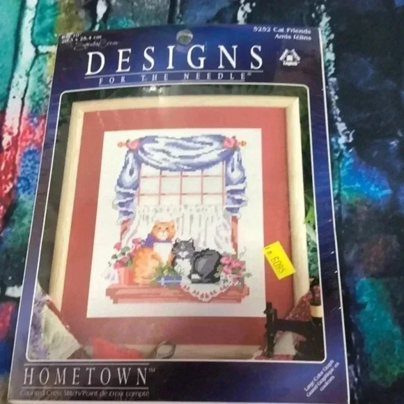 Designs for the needle‎ cat friends cross stitch kit - Picture 1 of 8